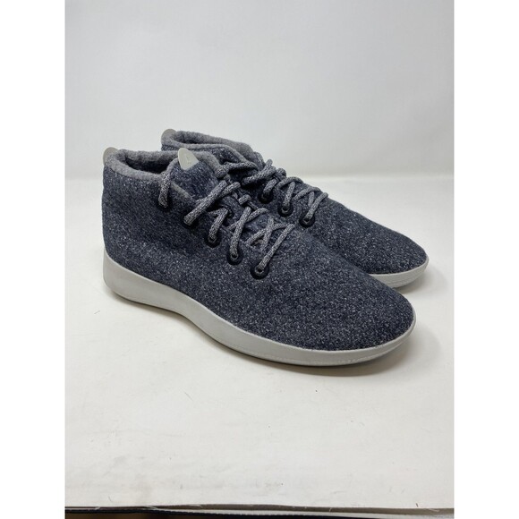 Allbirds Wool Runner-up Mizzle Shoes Mens Size 11 Gray Merino High Top WRUM - Picture 6 of 11